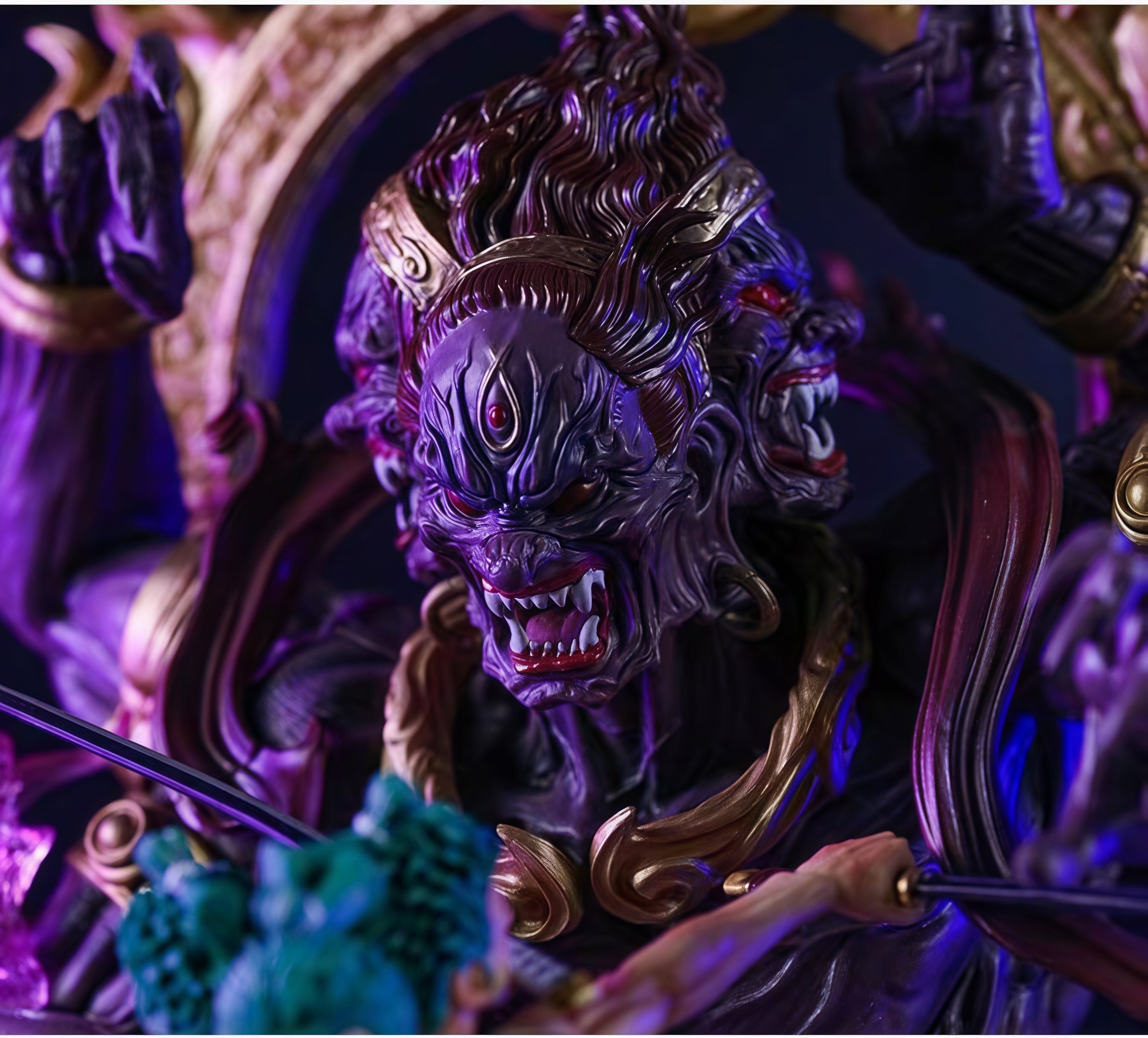 ONE PIECE - RORONOA ZORO VS KAIDO BATTLE ASURA FORM STATUE