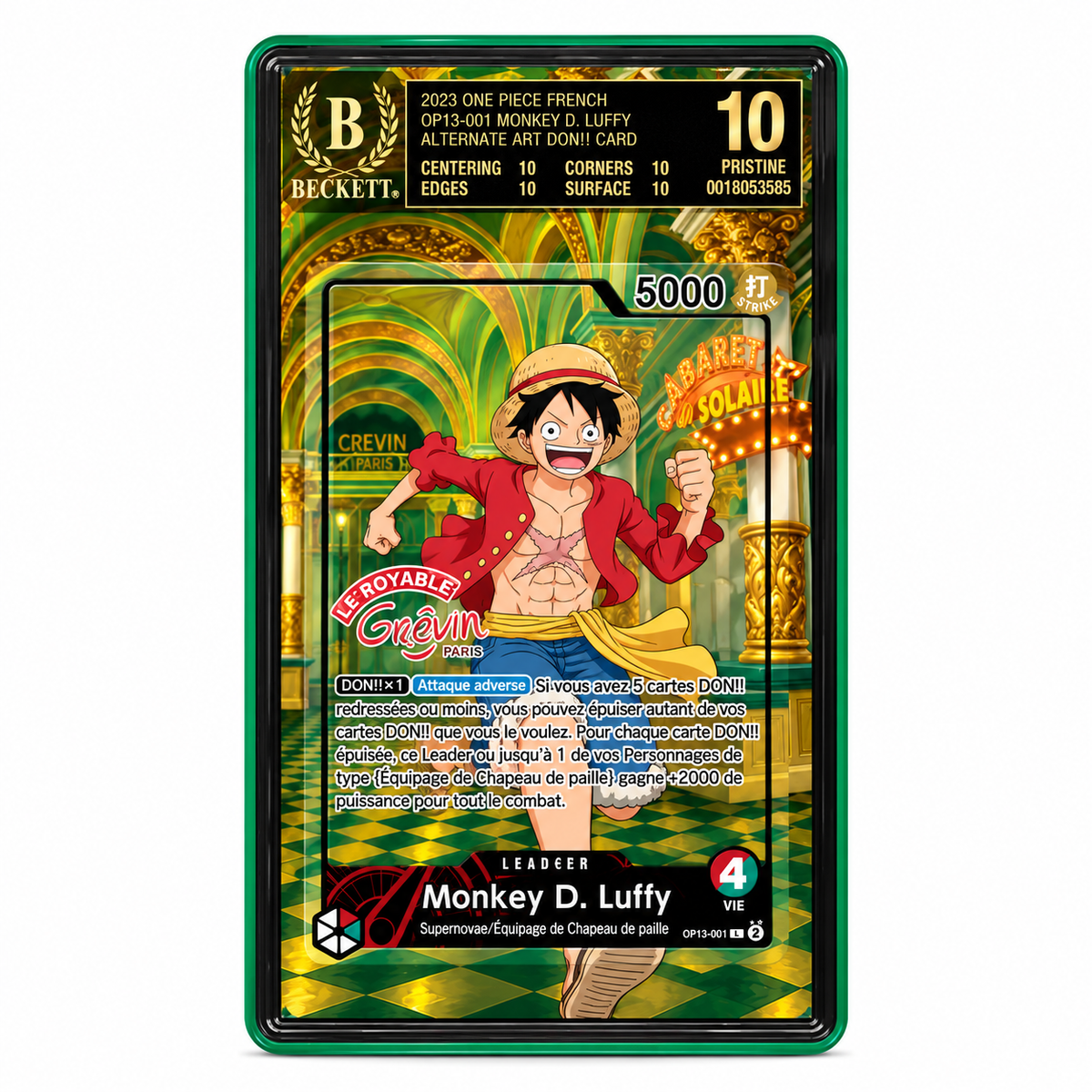 EXTENDED ART –  MONKEY D. LUFFY LEADER CARD (#OP13-001)