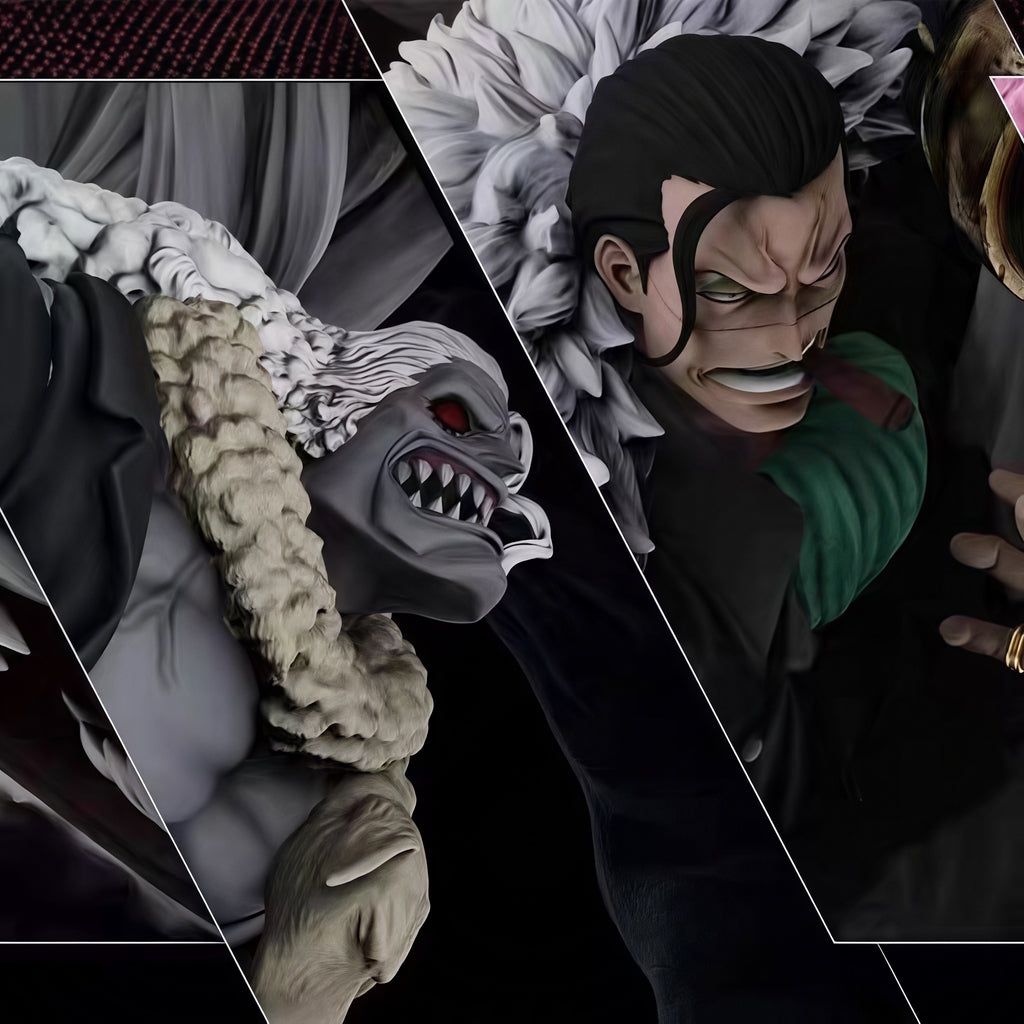 ONE PIECE -  LUFFY VS. MAJOR VILLAINS CIRCULAR DIORAMA GK STATUE