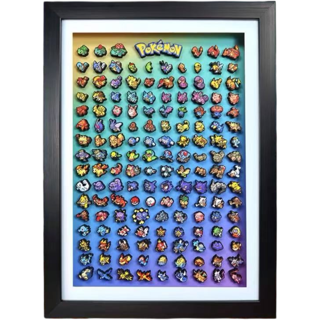 Pixel Art Pokémon Shadow Box