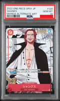 2022 ONE PIECE JAPANESE OP01-ROMANCE DAWN #120 SHANKS MANGA ALTERNATE ART