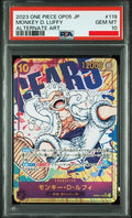 Psa 10 2023 ONE PIECE JAPANESE OP05-AWAKENING OF THE NEW ERA #119 MONKEY D. LUFFY ALTERNATE ART
