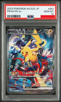 Psa 10 2023 POKEMON JAPANESE WCS23-WORLD CHAMPIONSHIPS YOKOHAMA DECK PIKACHU #001 PIKACHU ex