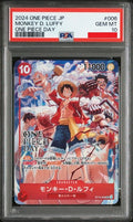 PSA 10 2024 ONE PIECE JAPANESE PROMOS #006 MONKEY D. LUFFY ONE PIECE DAY