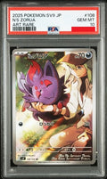 Psa 10 2025 POKEMON JAPANESE SV9-BATTLE PARTNERS #108 N'S ZORUA ART RARE