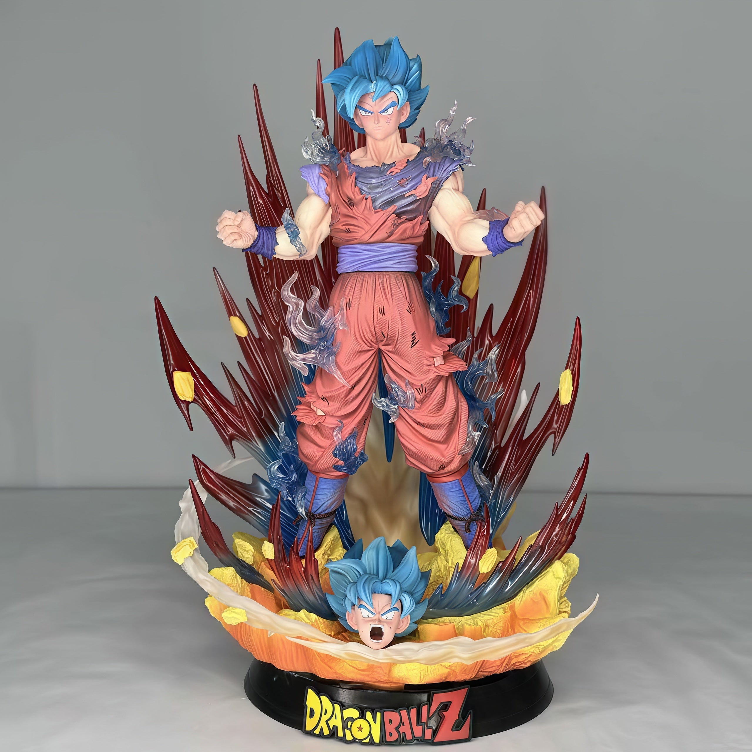 DRAGON BALL-GOKU KAIOKEN BLUE FIGURE DRAGON BALL Z STATUE