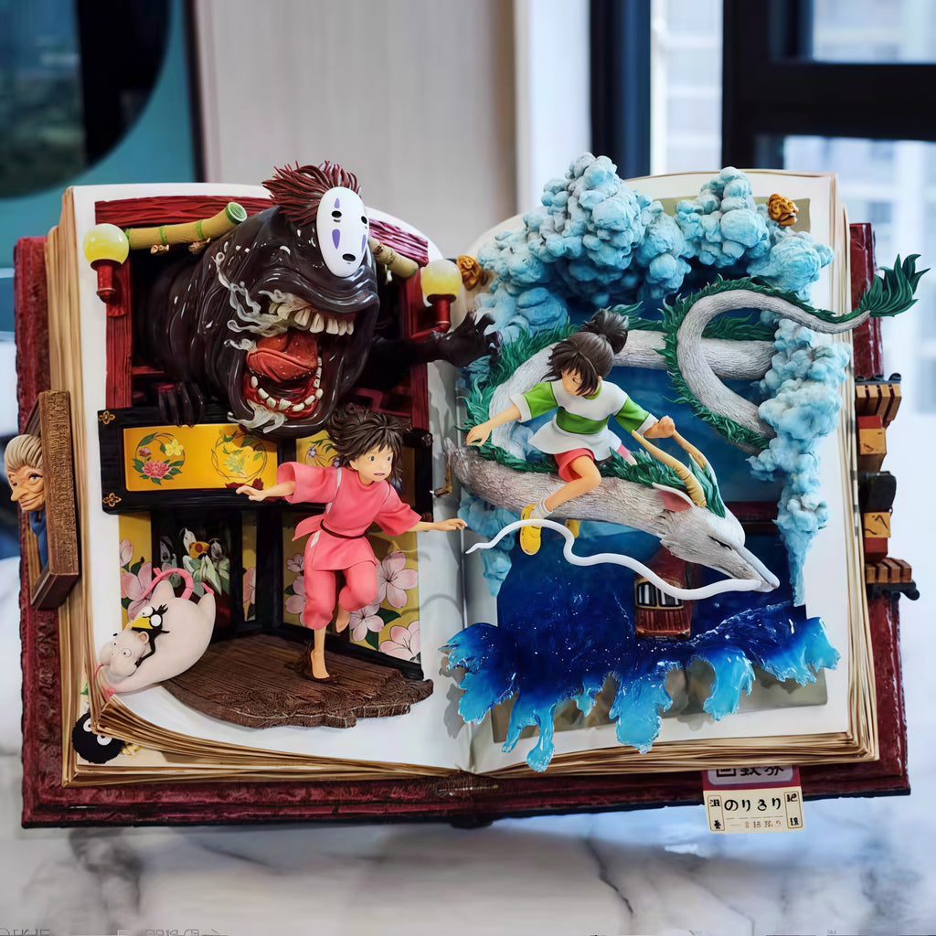 SPIRITED AWAY 3D POP-OUT STORYBOOK GK DIORAMA STATUE