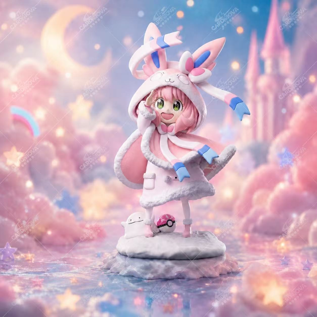 Anya × Sylveon Collectible Statue — 2 Colour Versions