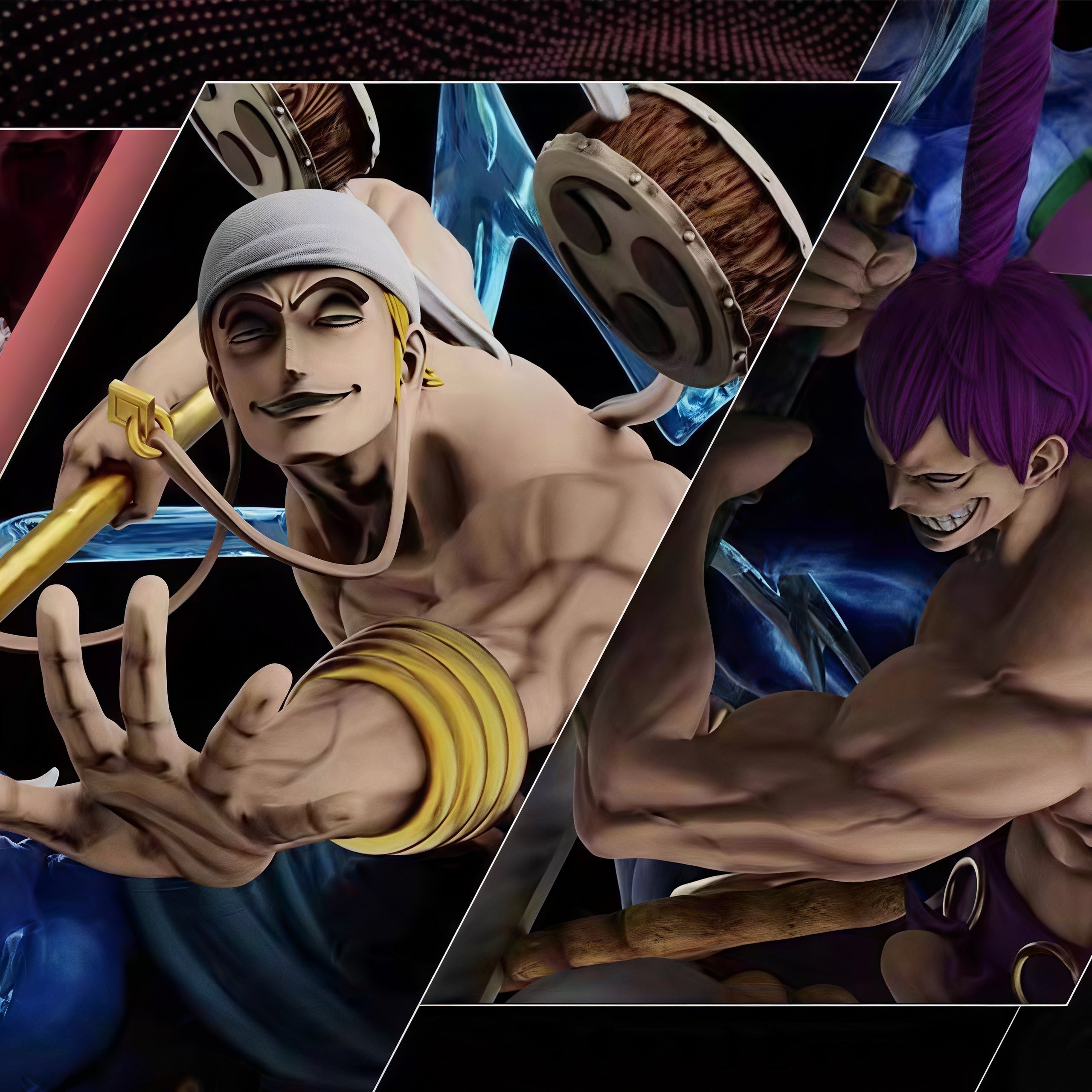 ONE PIECE -  LUFFY VS. MAJOR VILLAINS CIRCULAR DIORAMA GK STATUE