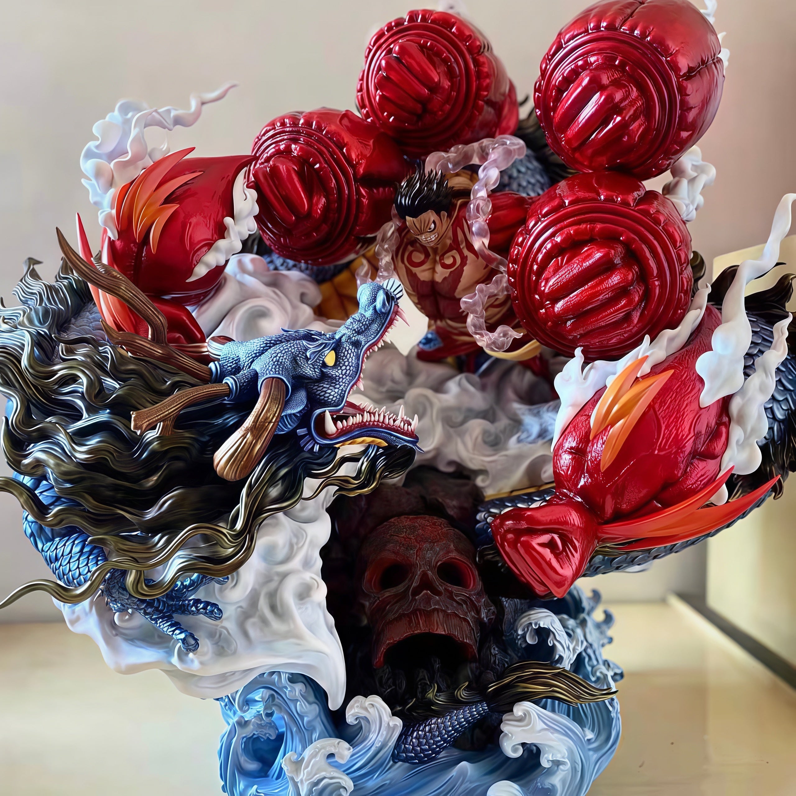 ONE PIECE-GEAR 4 LUFFY VS. DRAGON KAIDO GK STATUE