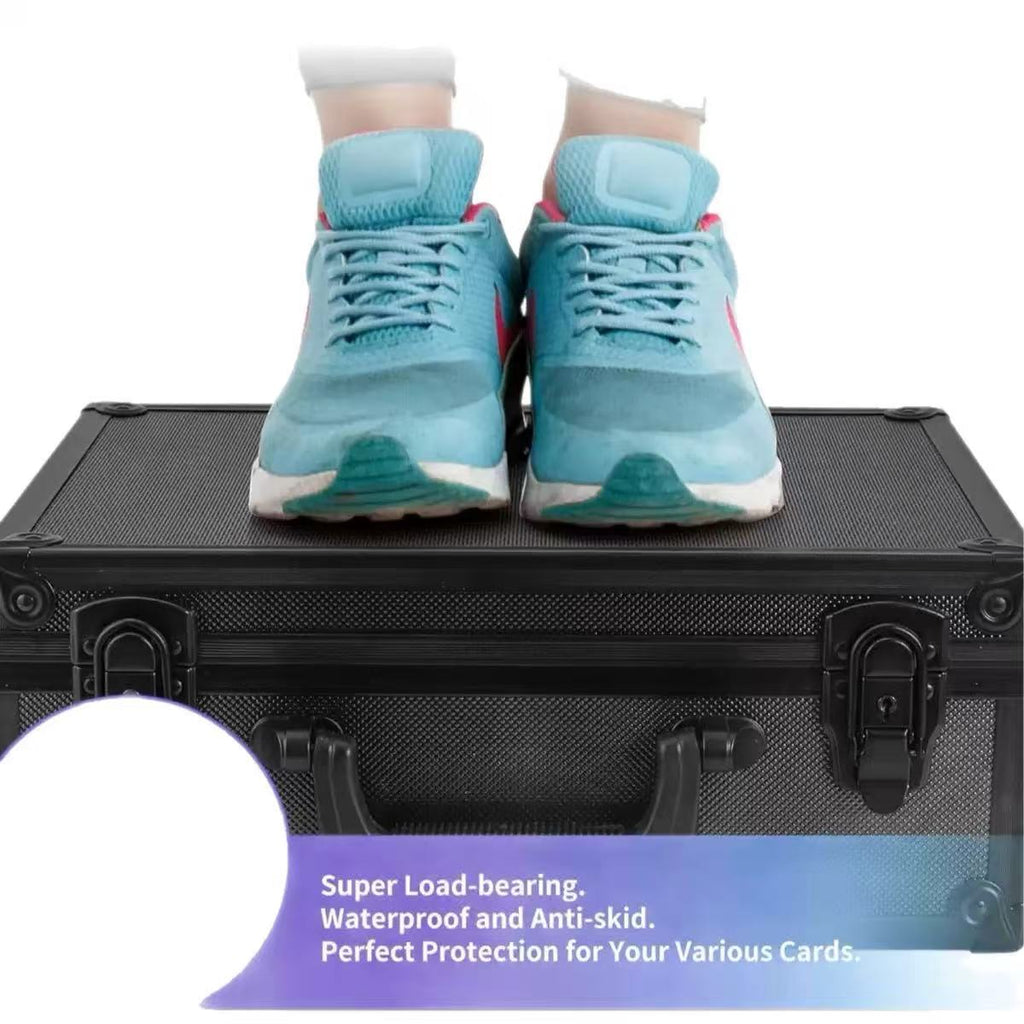 Heavy-Duty Aluminum Trading Card Storage Case