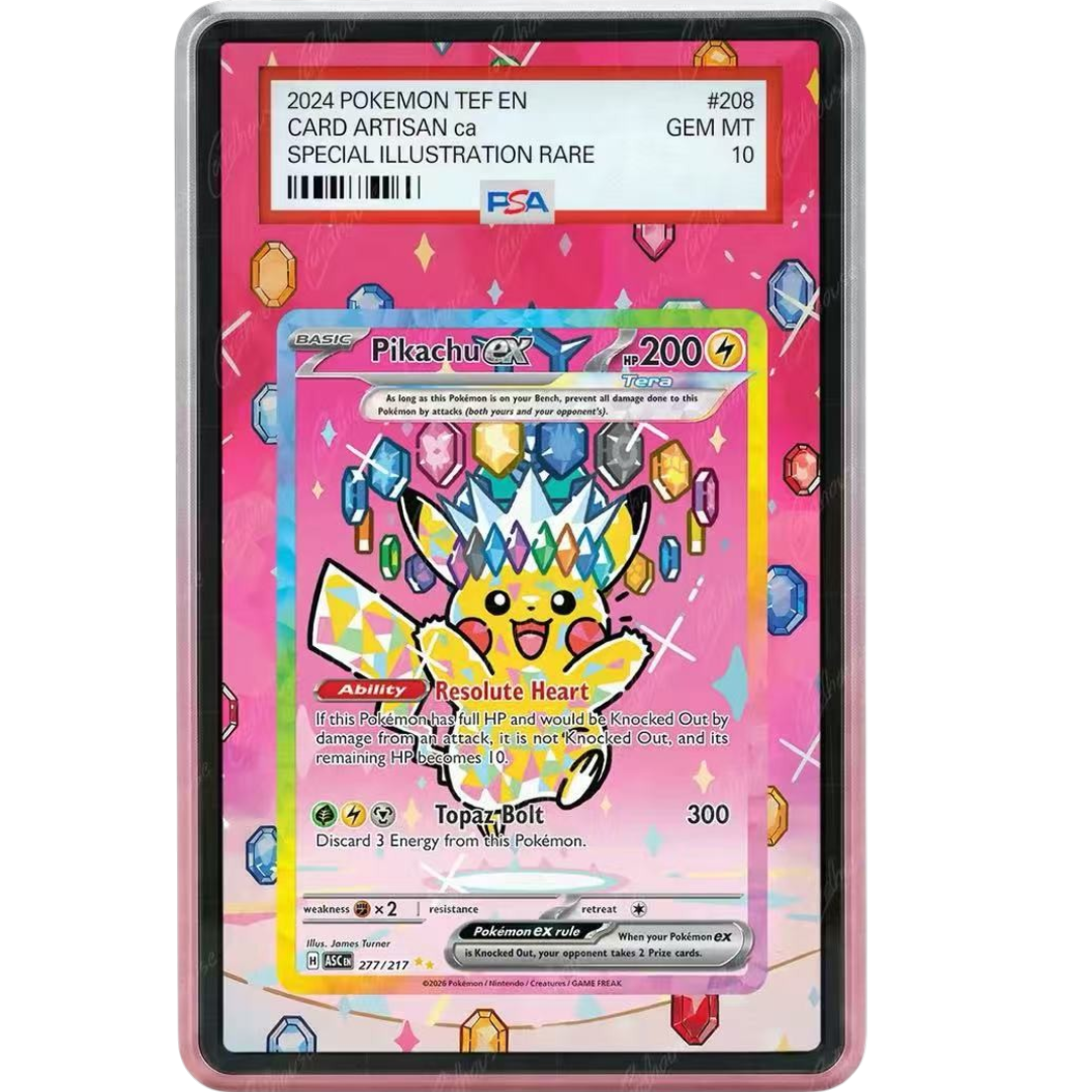 Ascended Heroes Pikachu ex PREMIUM EXTENDED ART PROTECTIVE CASE