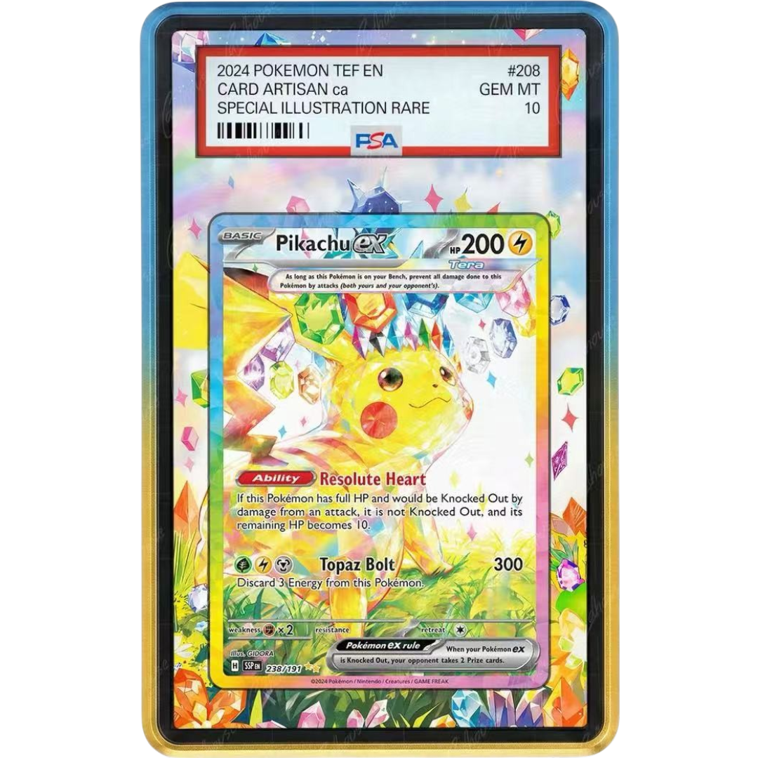 Pikachu ex Scarlet & Violet Surging Sparks EXTENDED ART PROTECTIVE CASE