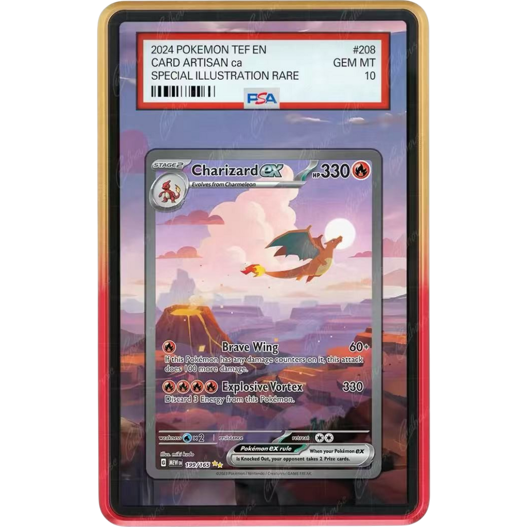 Scarlet & Violet 151 Charizard ex EXTENDED ART PROTECTIVE CASE