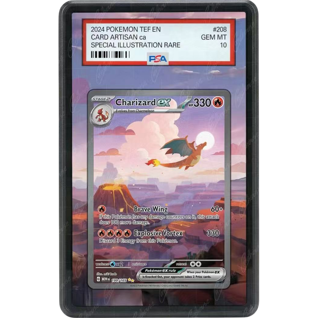 Scarlet & Violet 151 Charizard ex EXTENDED ART PROTECTIVE CASE