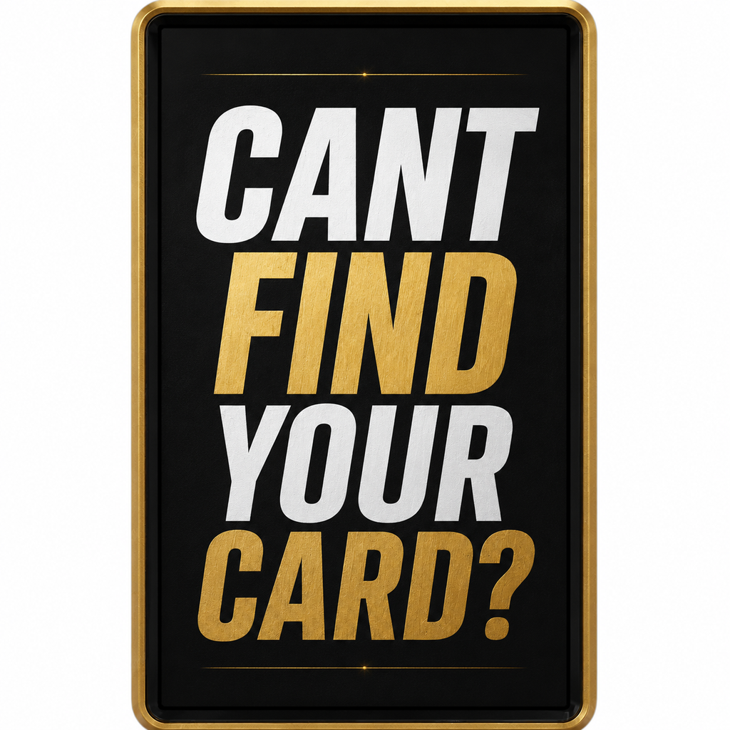 EXTENDED ART -CANT FIND YOUR CARD?