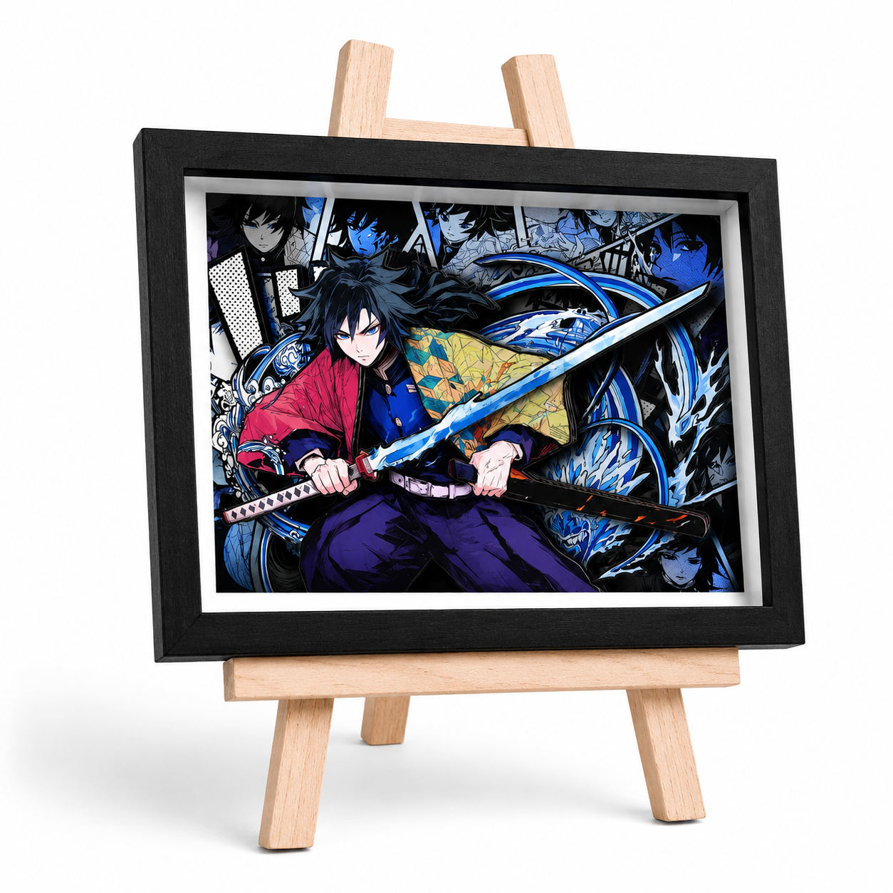 DEMON SLAYER - GIYU TOMIOKA MANGA BACKGROUND