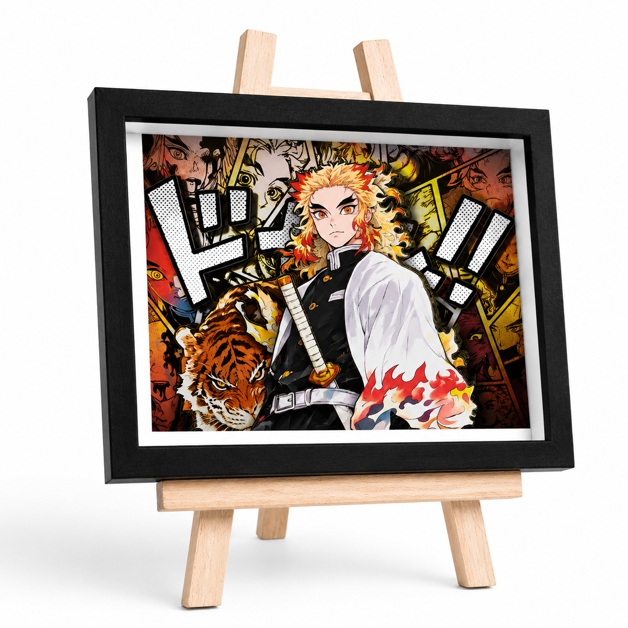 DEMON SLAYER - KYOJURO RENGOKU MANGA BACKGROUND