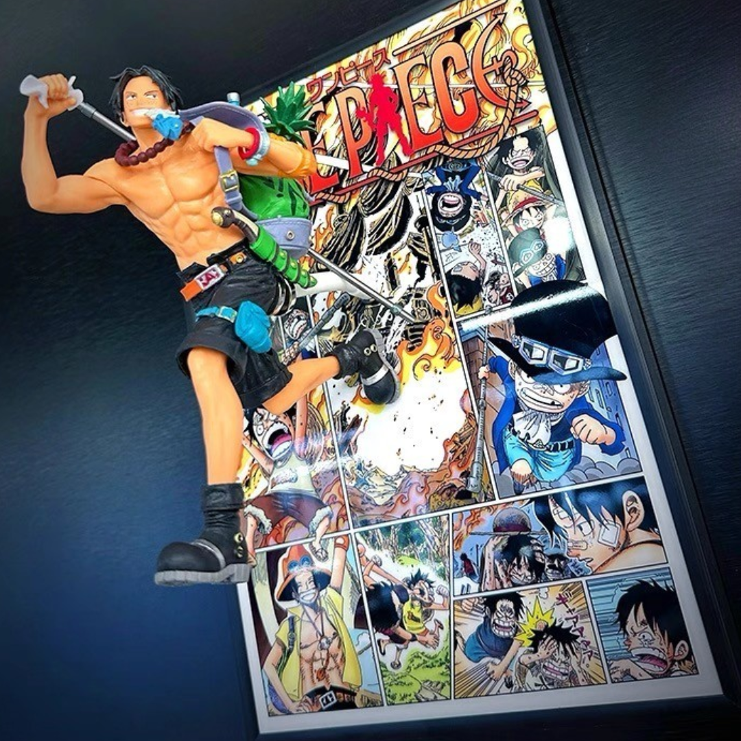 ONE PIECE - SABO MANGA 3D LAYER FRAME