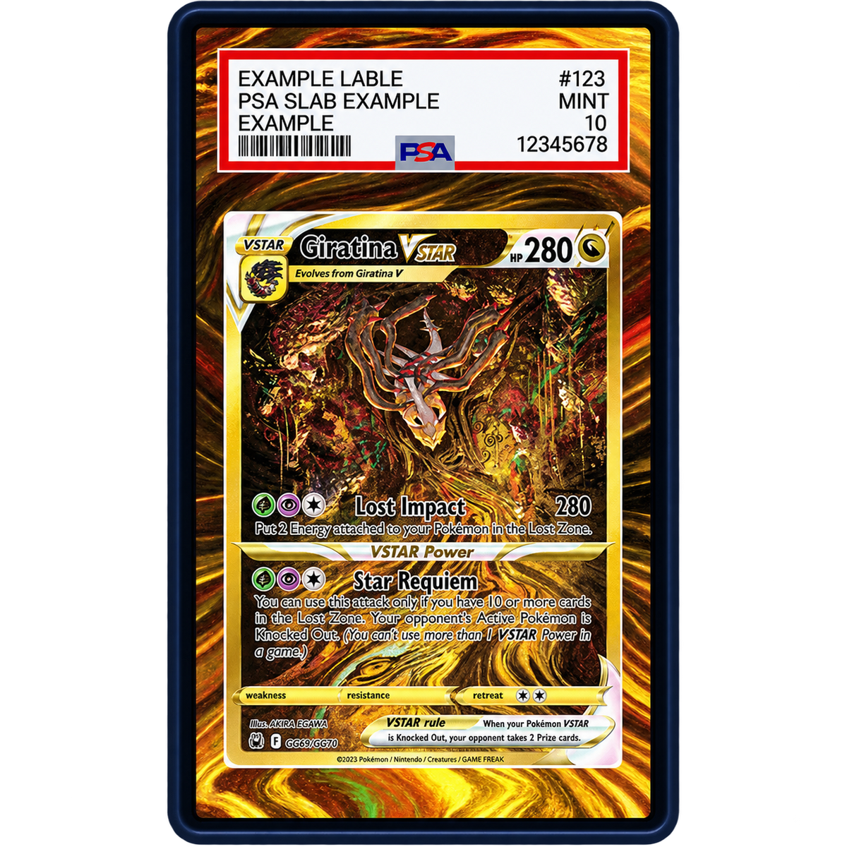 EXTENDED ART - Giratina VSTAR GG69/GG70