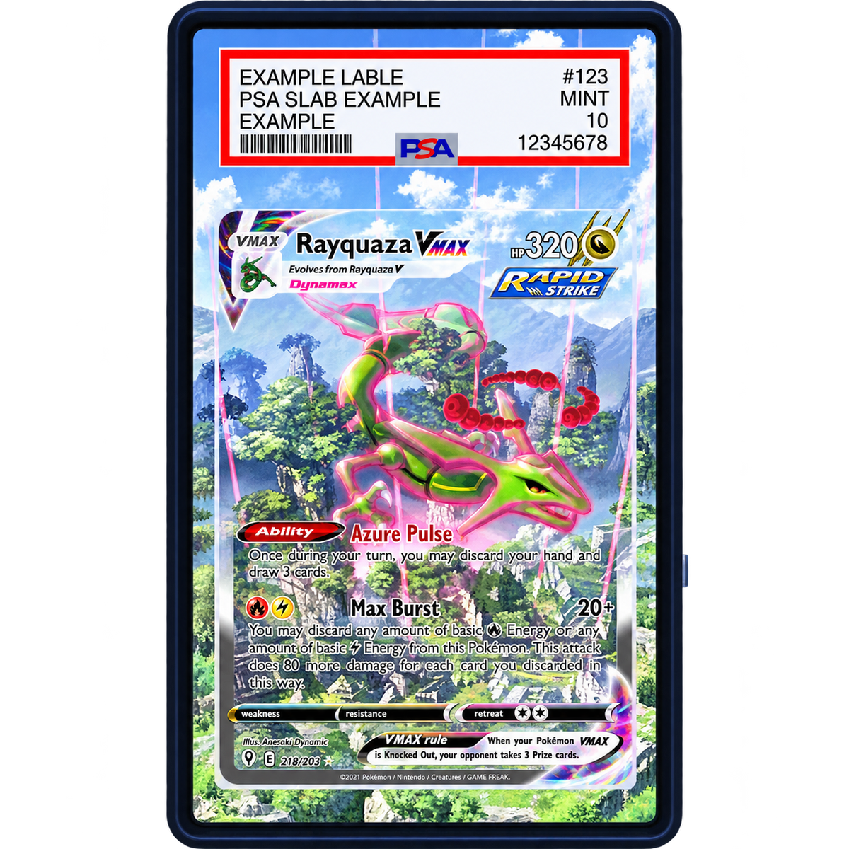 EXTENDED ART - RAYQUAZA VMAX 218/203