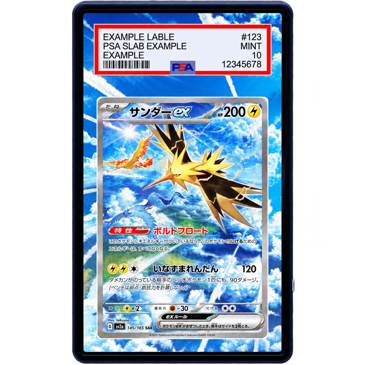 EXTENDED ART - Zapdos EX 202 165