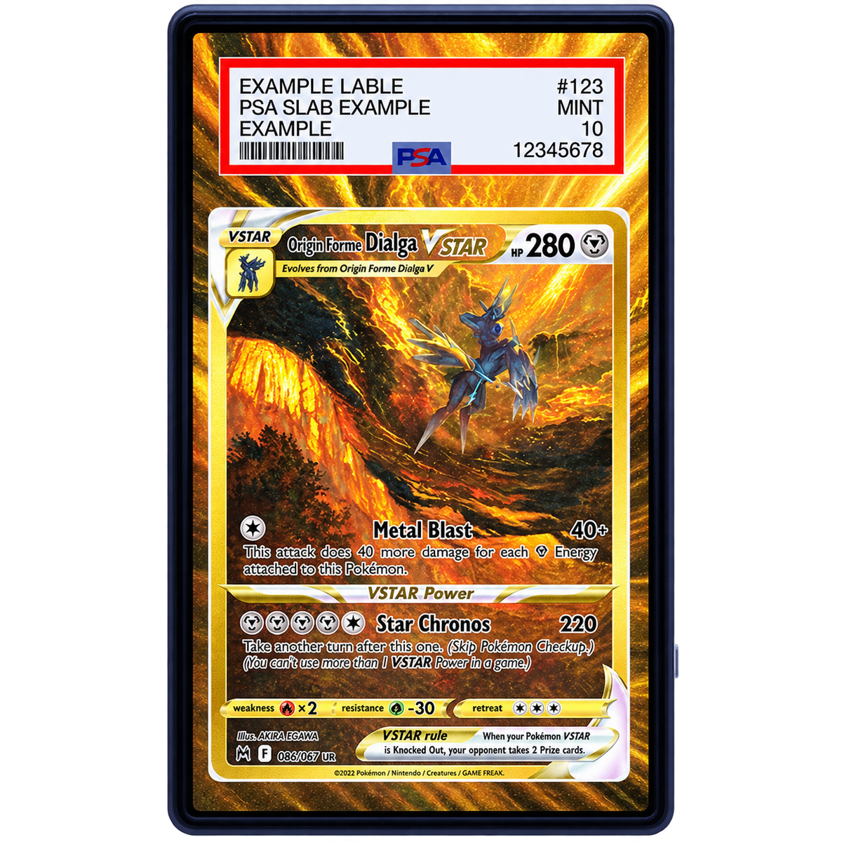 EXTENDED ART - Origin Forme Dialga VSTAR GG68/GG70