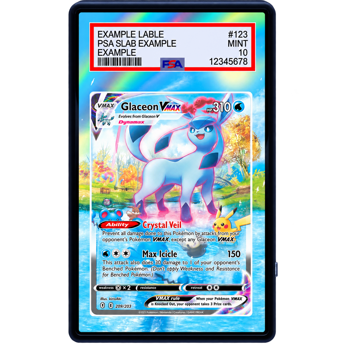 EXTENDED ART - Glaceon VMAX 209/203