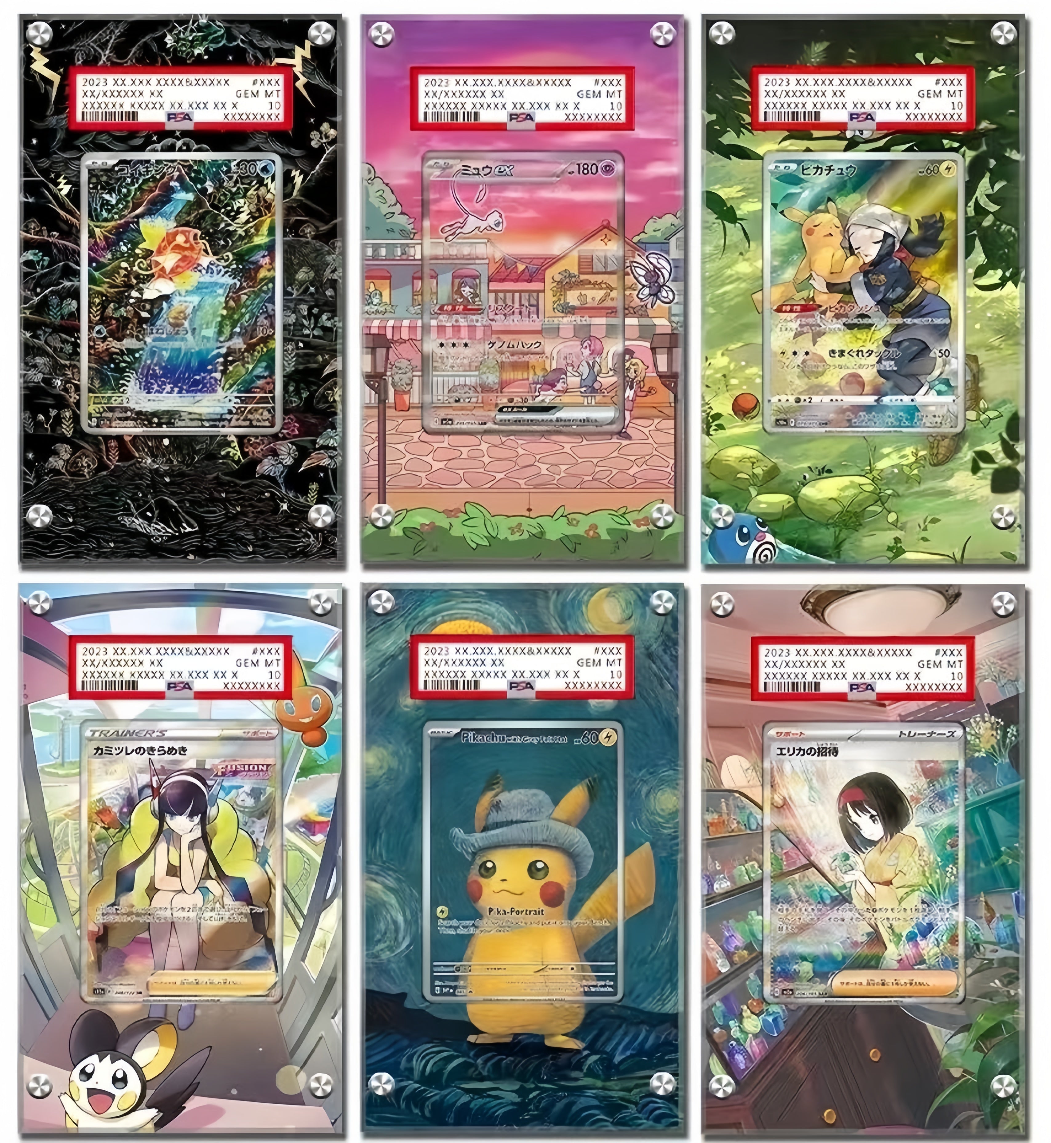 Pokemon customised case for PSA/BGS/RAW