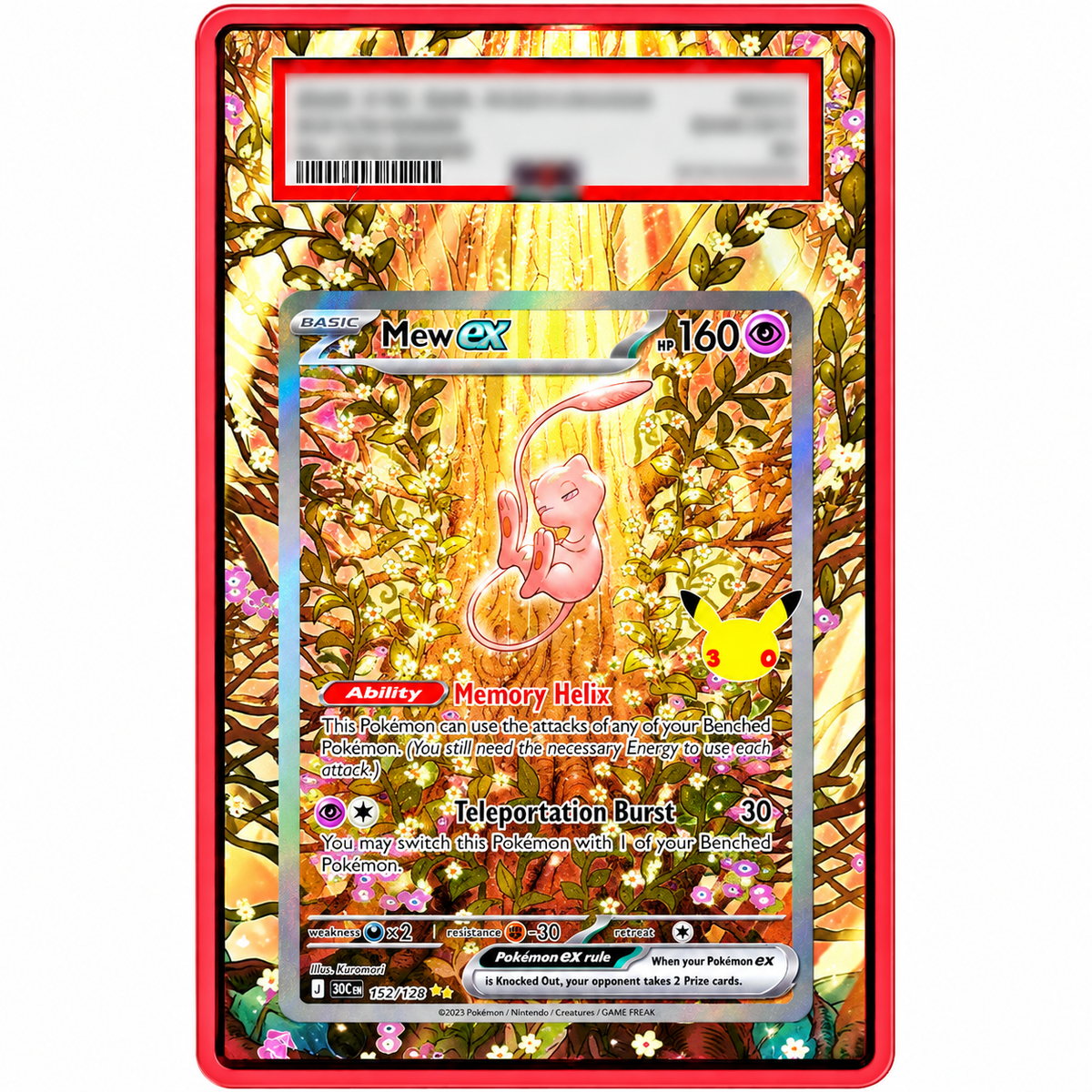 EXTENDED ART –  MEW EX (SPECIAL ILLUSTRATION RARE) #152/128