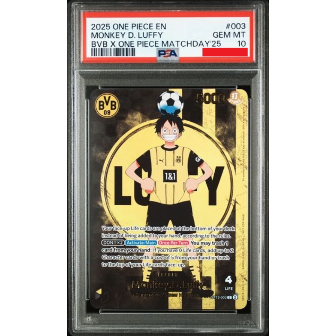 2025 ONE PIECE PROMOS #003 MONKEY D. LUFFY BVB X ONE PIECE MATCH DAY '25