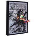 One Piece Zoro 3D LED Display Frame with Statue