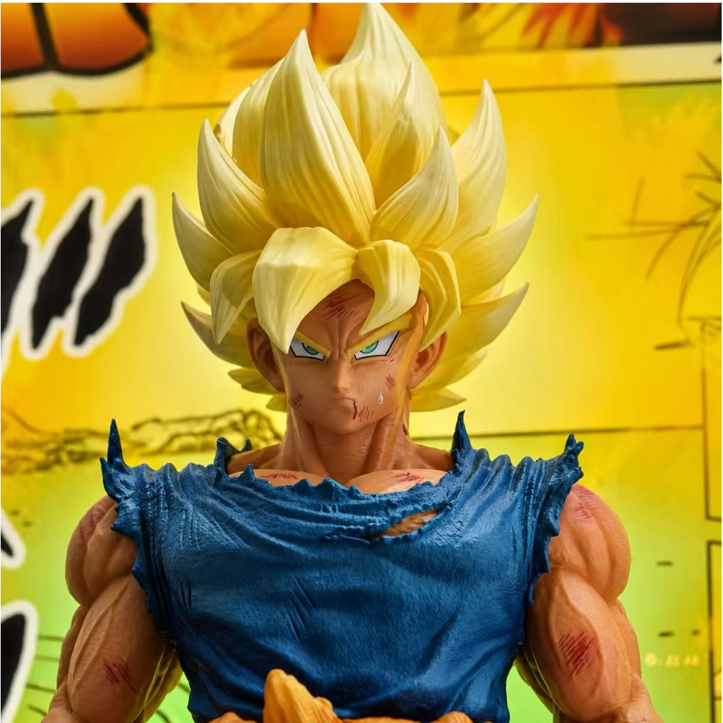Dragon Ball Z Goku 3D LED Display Frame with Statue