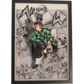 Demon Slayer Tanjiro 3D LED Battle Frame with Statue