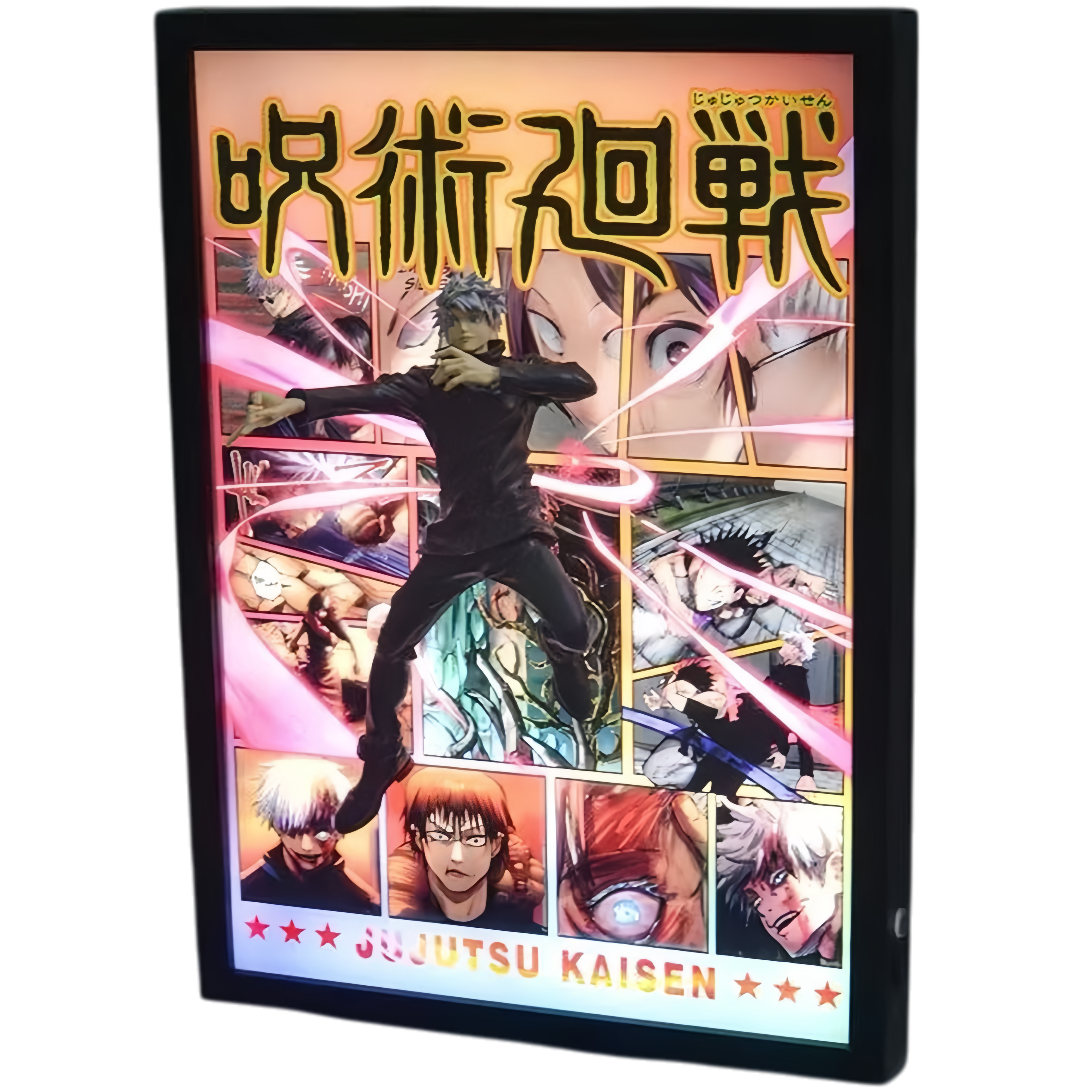 JUJUTSU KAISEN - Gojo Satoru 3D LED Display Frame with Statue