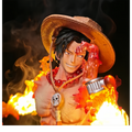 ONE PIECE - PORTGAS D. ACE FLAME LED STATUE