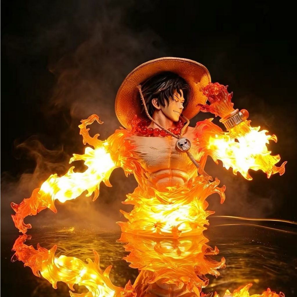 ONE PIECE - Portgas D. Ace Flame LED Statue