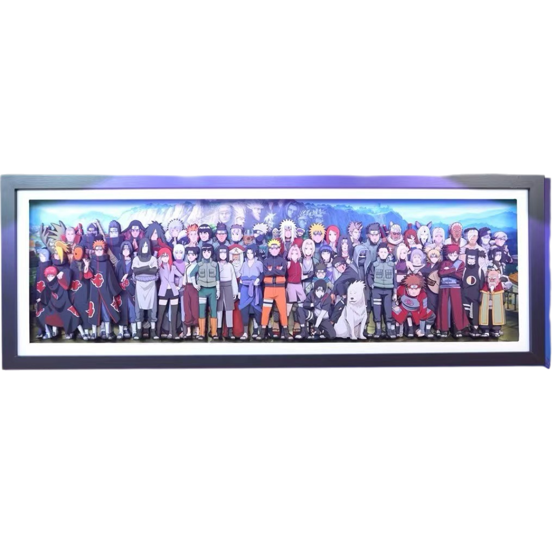NARUTO - Ultimate Character Collection Panoramic Display Frame