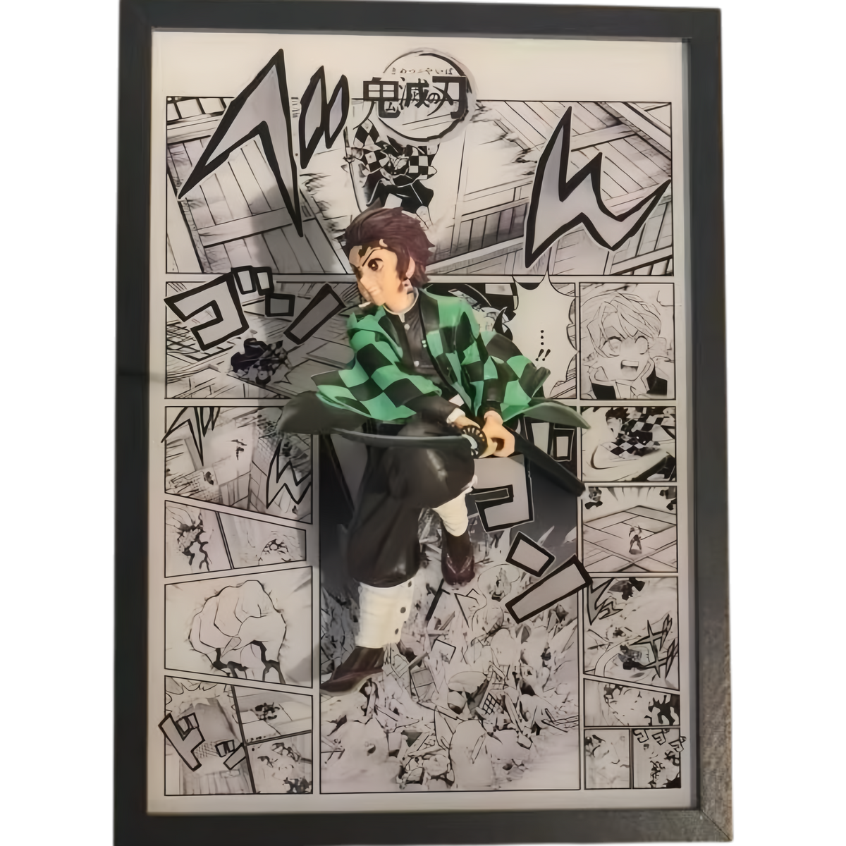 DEMON SLAYER - TANJIRO 3D LED BATTLE FRAME WITH STATUE