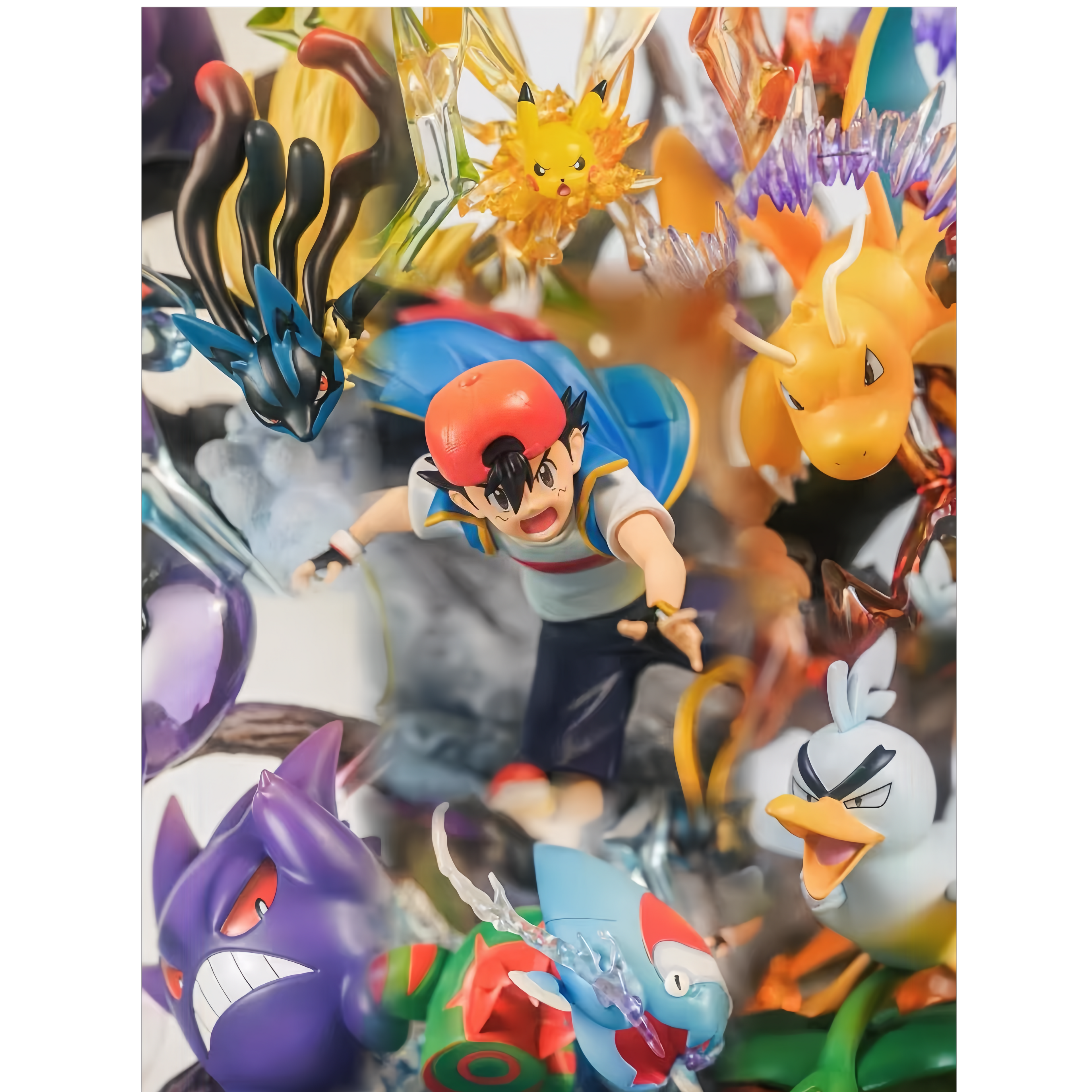 POKÉMON - ASH KETCHUM WORLD CHAMPION TEAM STATUE