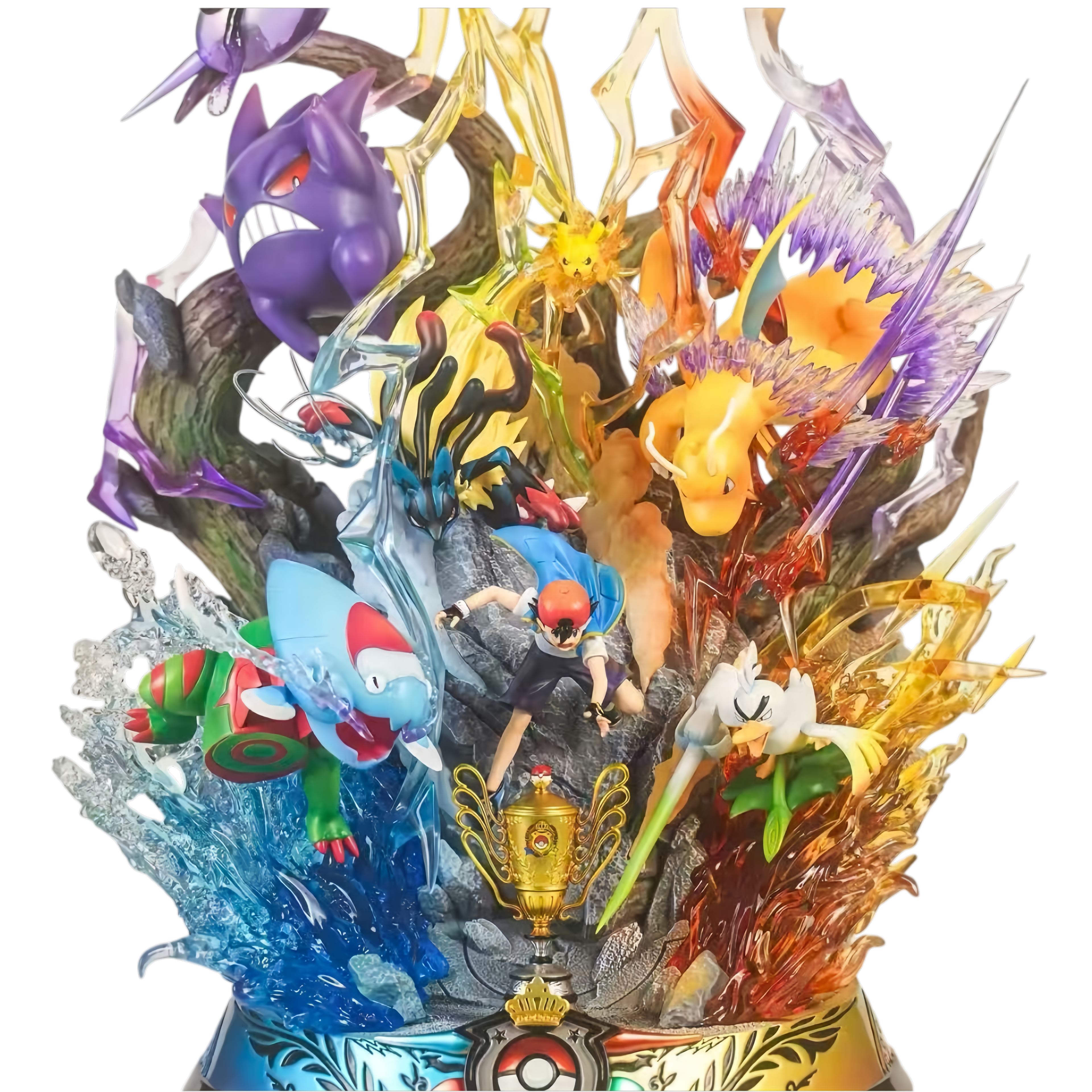 POKÉMON - ASH KETCHUM WORLD CHAMPION TEAM STATUE