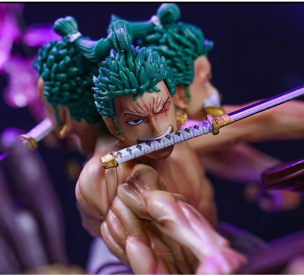 ONE PIECE - RORONOA ZORO VS KAIDO BATTLE ASURA FORM STATUE
