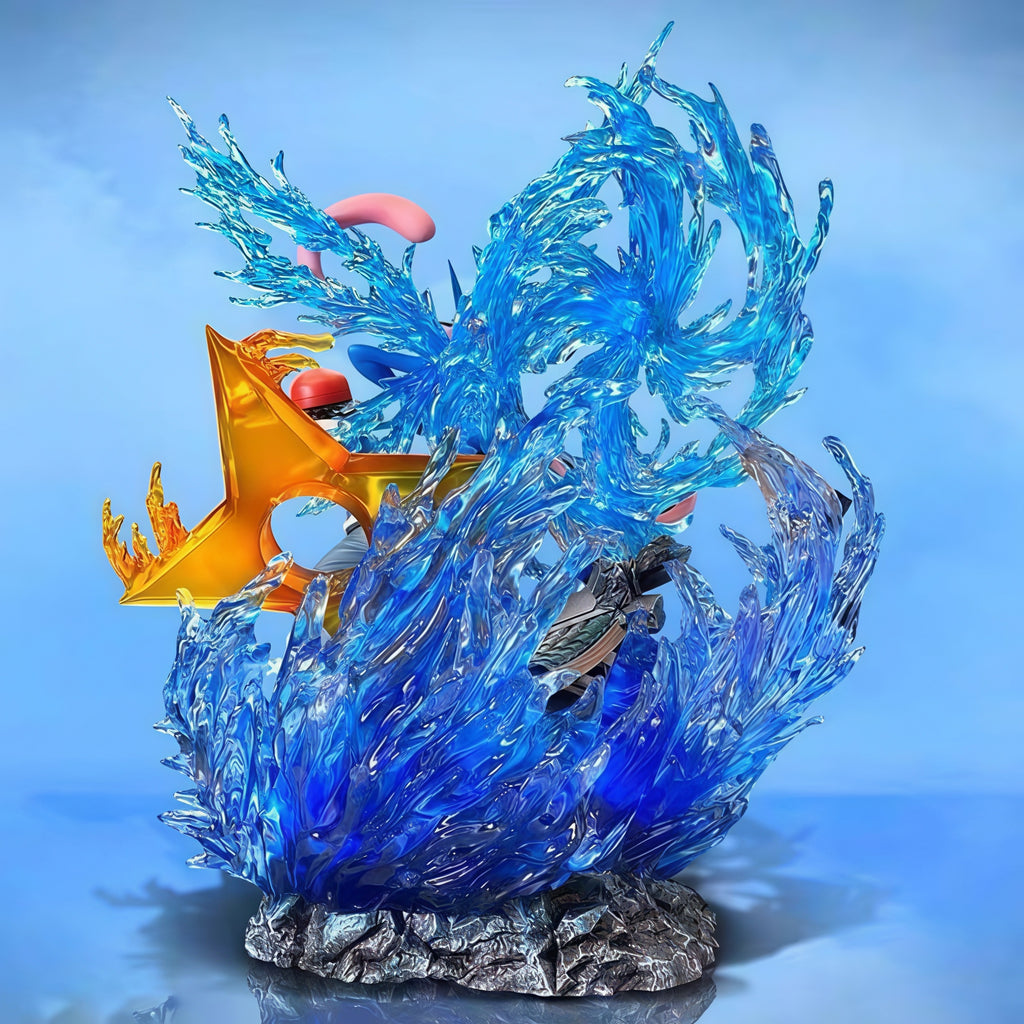 POKÉMON-ASH & GRENINJA EVOLUTION LINE GK DIORAMA STATUE