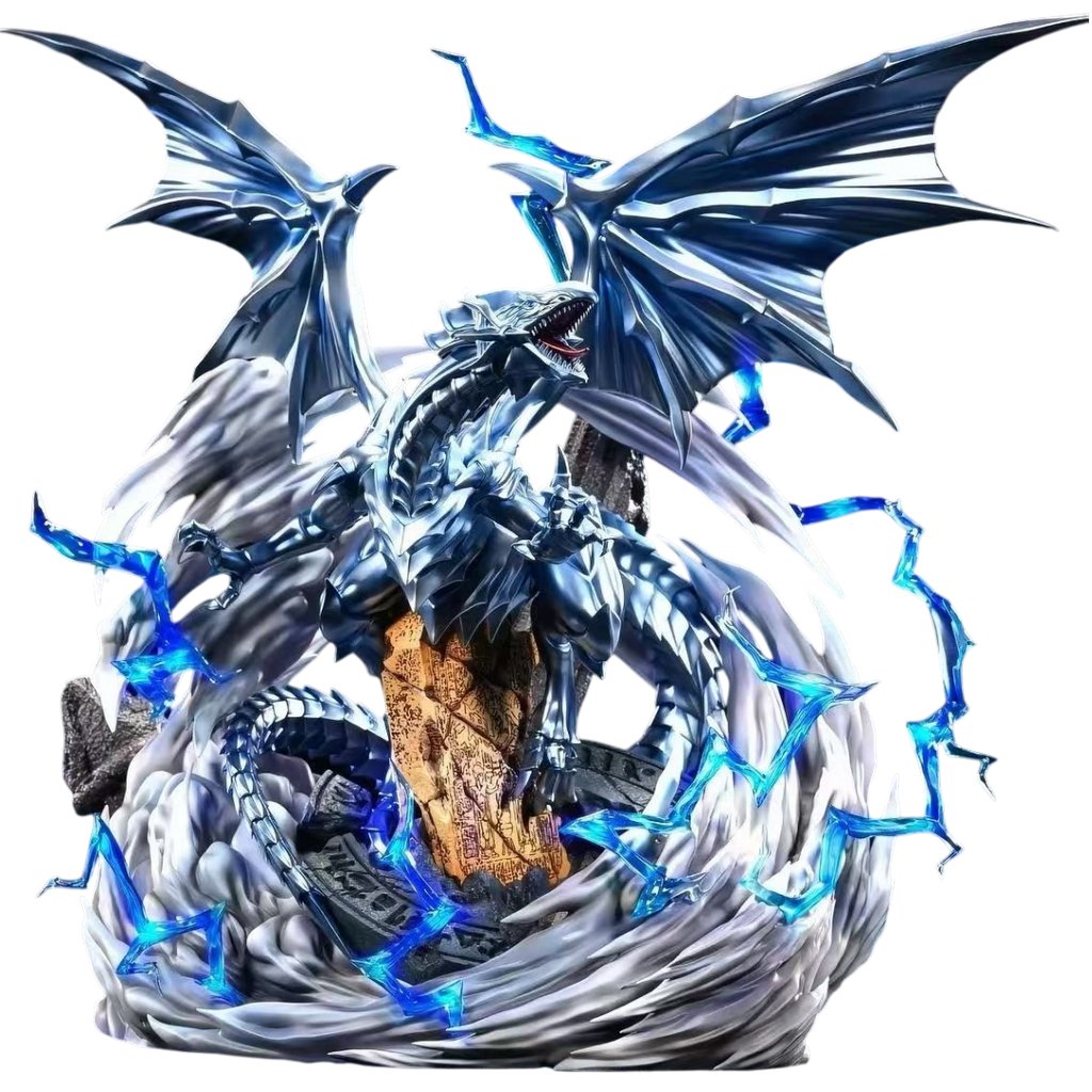 YU-GI-OH! - BLUE EYES WHITE DRAGON LIGHTNING BATTLE STATUE
