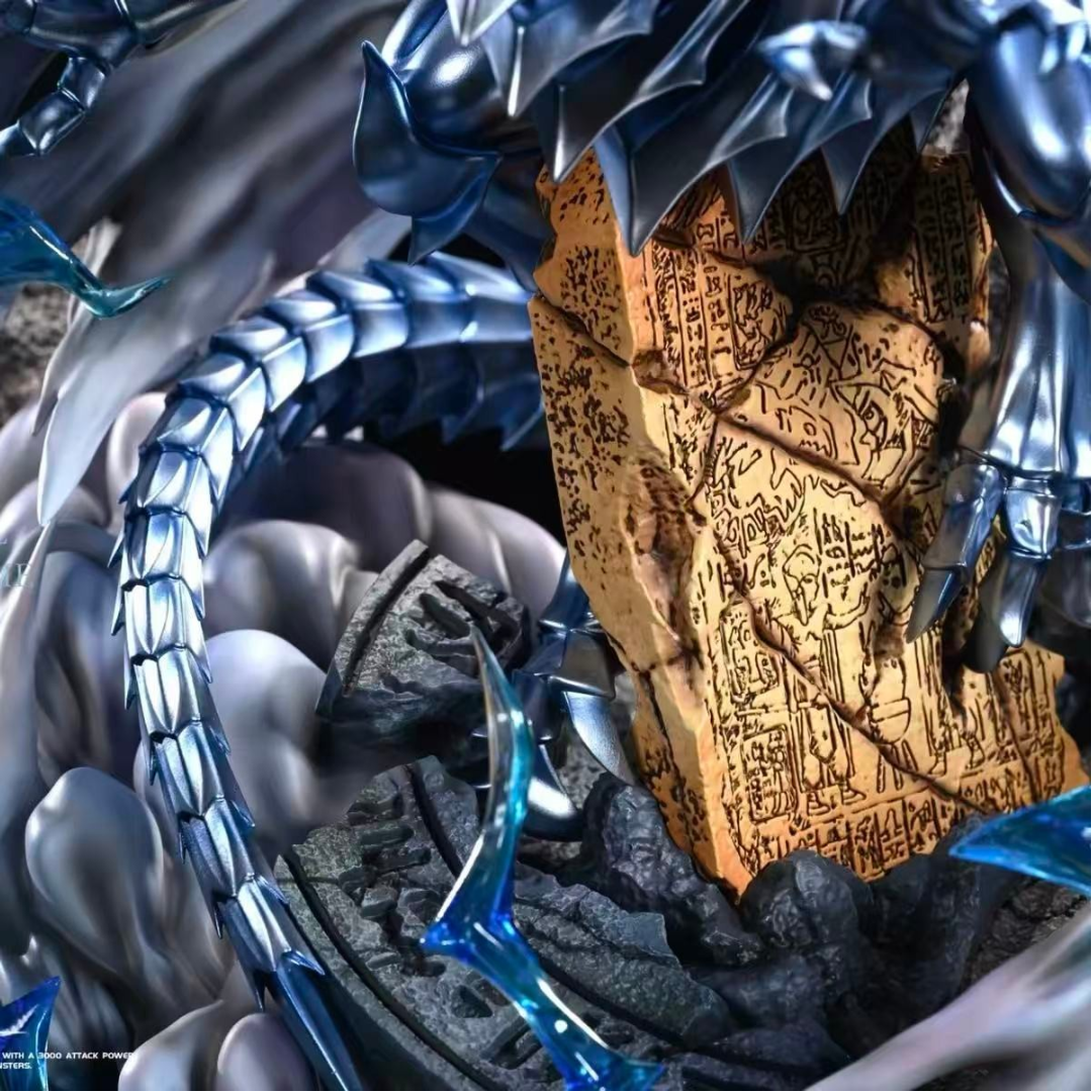 YU-GI-OH! - BLUE EYES WHITE DRAGON LIGHTNING BATTLE STATUE