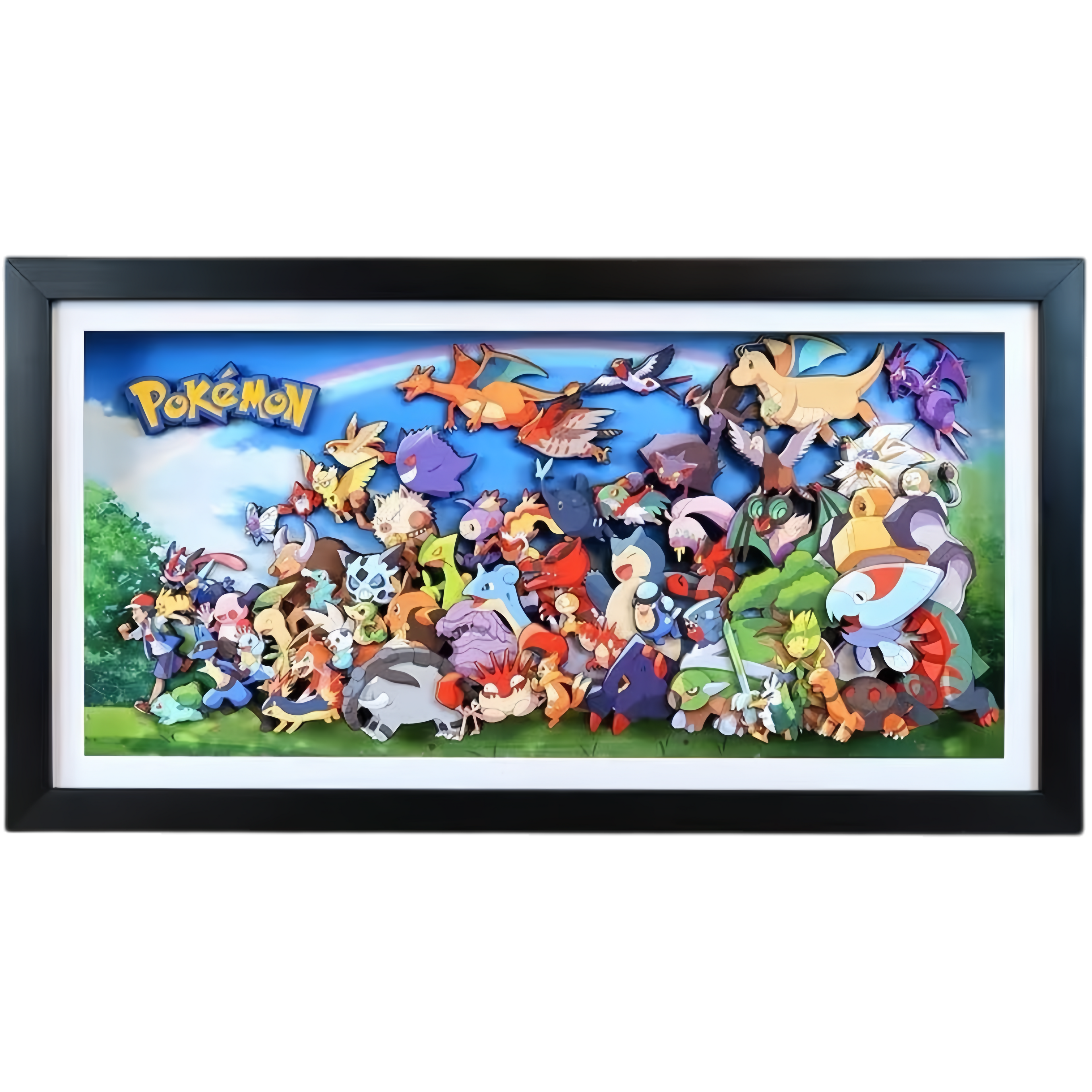 POKÉMON - ULTIMATE CHARACTER COLLECTION 3D LAYER PANORAMIC DISPLAY FRAME