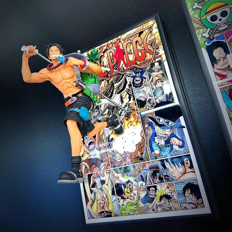 ONE PIECE - MONKEY D. LUFFY MANGA 3D LAYER FRAME