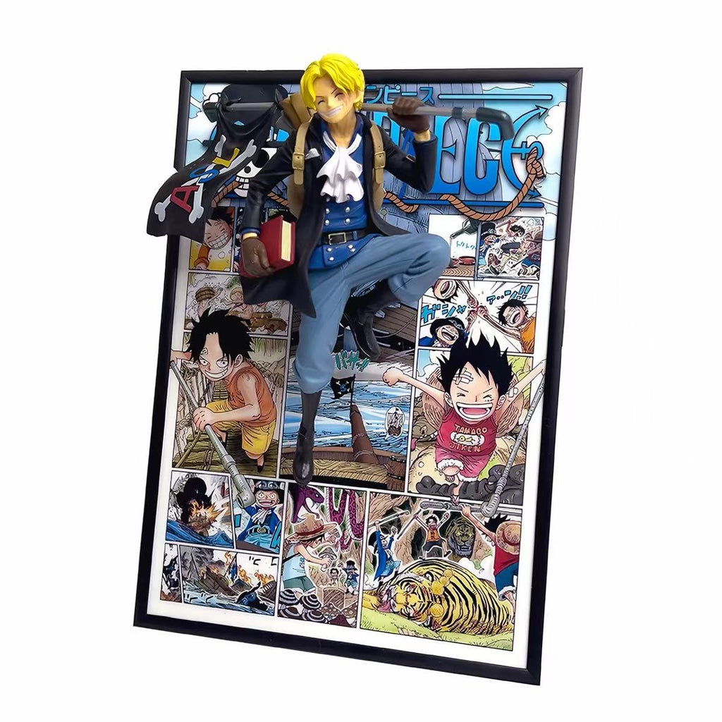ONE PIECE - SABO MANGA 3D LAYER FRAME