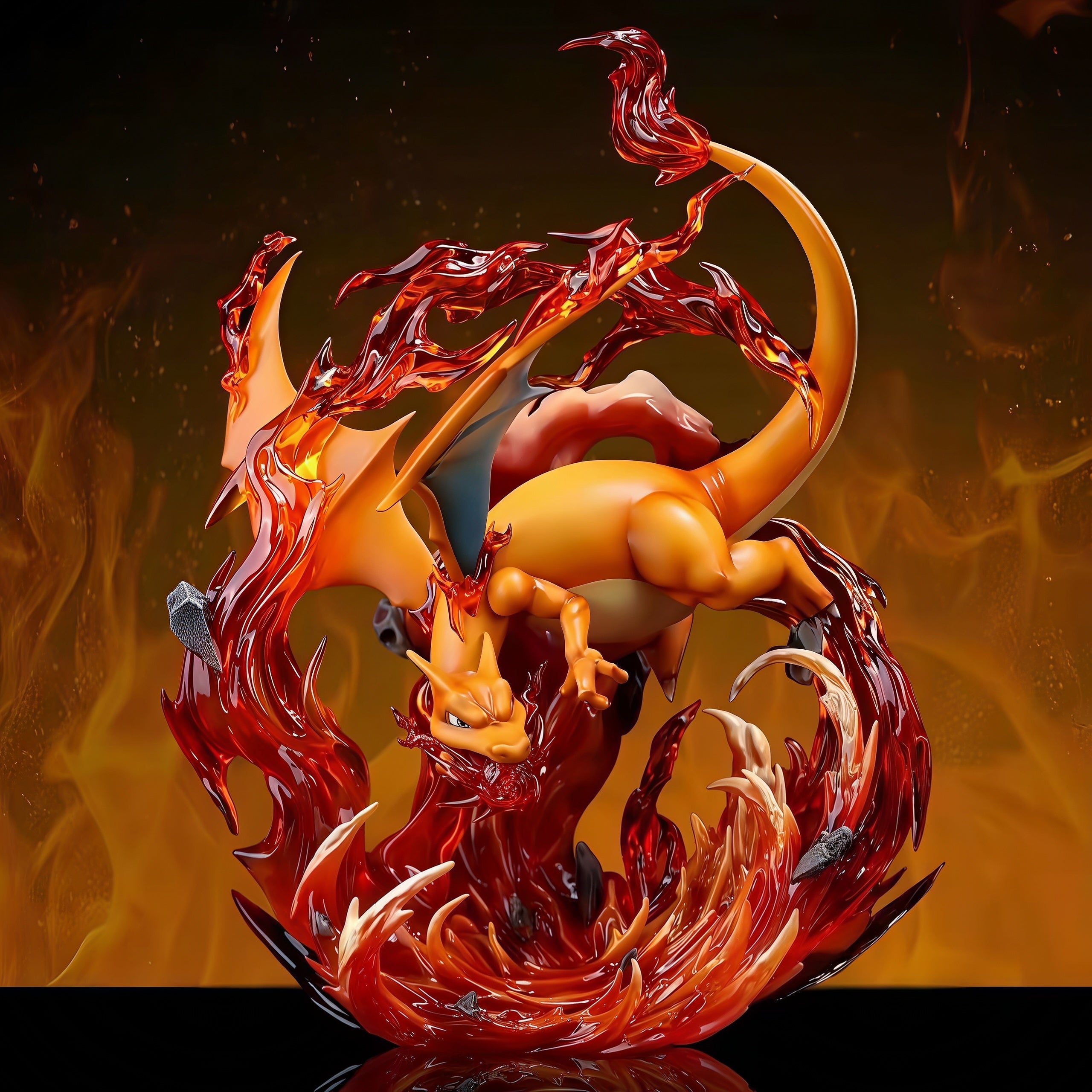 Pokémon - CHARIZARD BLAZING VORTEX GK DIORAMA STATUE
