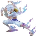 ONE PIECE - Monkey D. Luffy Gear 5 Nika Rotatable Hands Figure